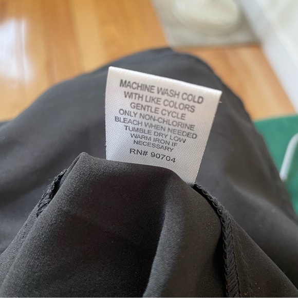 GUMP’S San Francisco Lagenlook Cinched Waist Zipper Front Polyester Vest EUC L - Picture 9 of 10